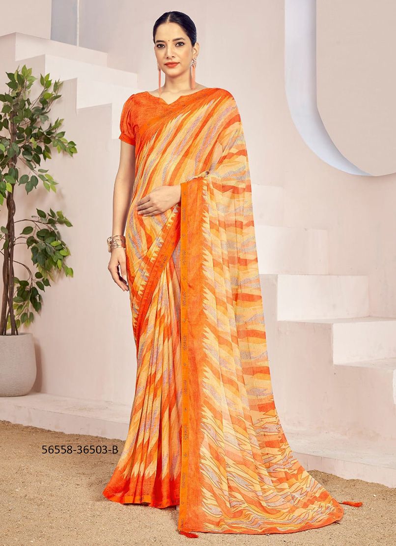 VANILLA 12 - CATALOG # 56558 (SET OF 12 SAREES)