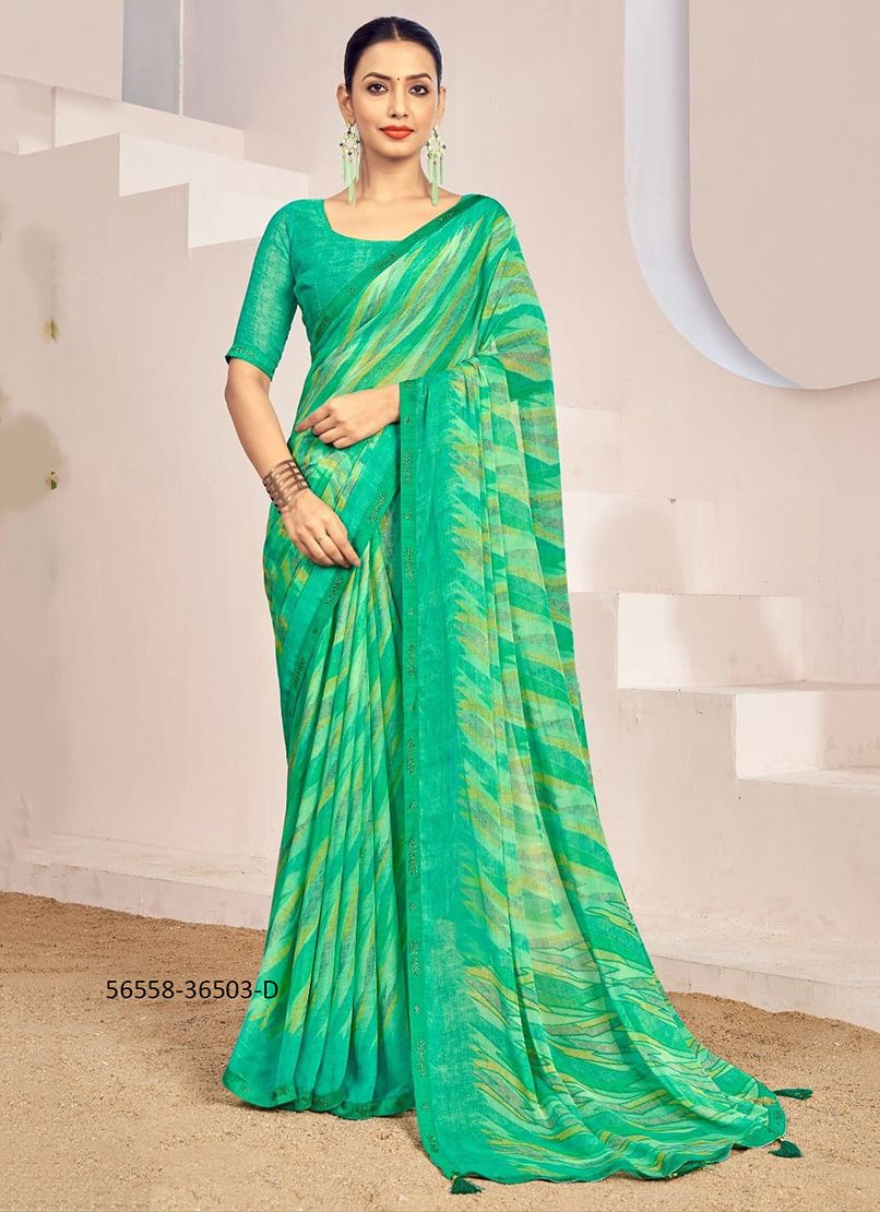 VANILLA 12 - CATALOG # 56558 (SET OF 12 SAREES)