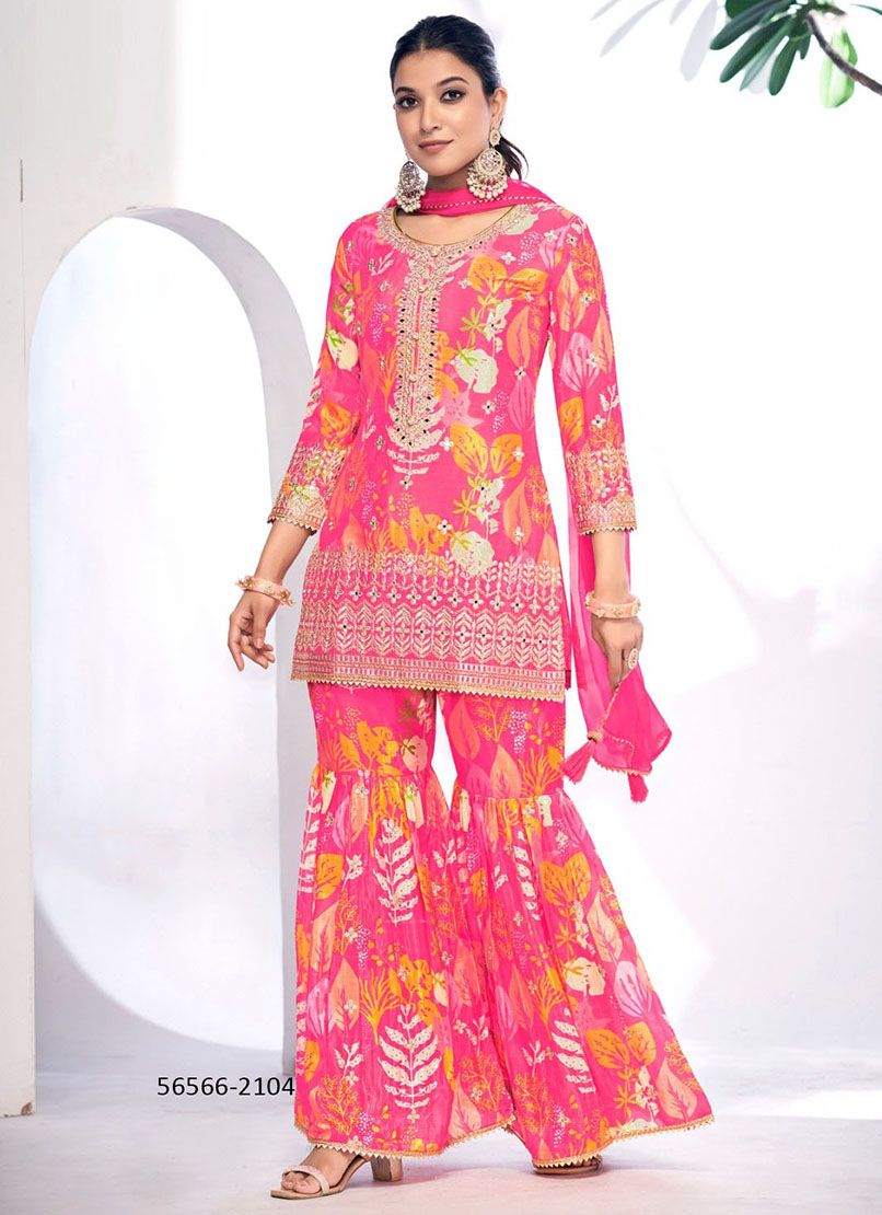 MONISHA - CATALOG # 56566 (SET OF 4 READYMADE SUITS)