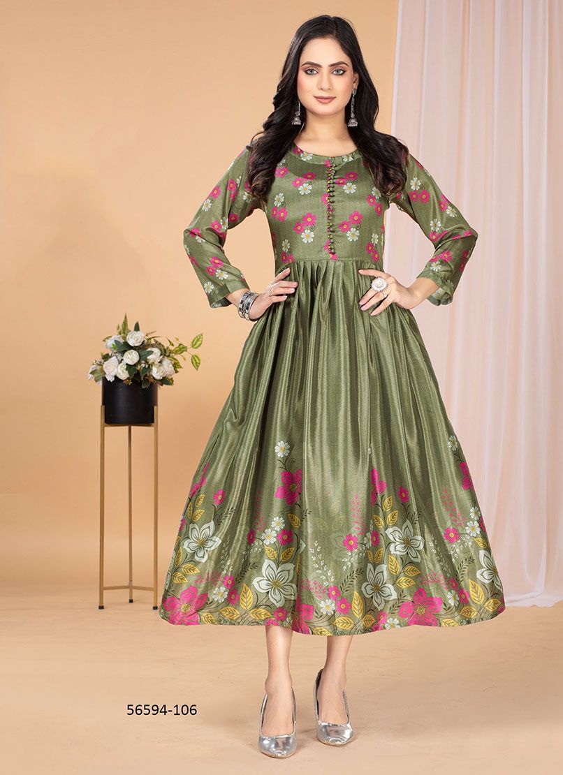CHANDNI - CATALOG # 56594 (SET OF 8 READYMADE KURTIS)