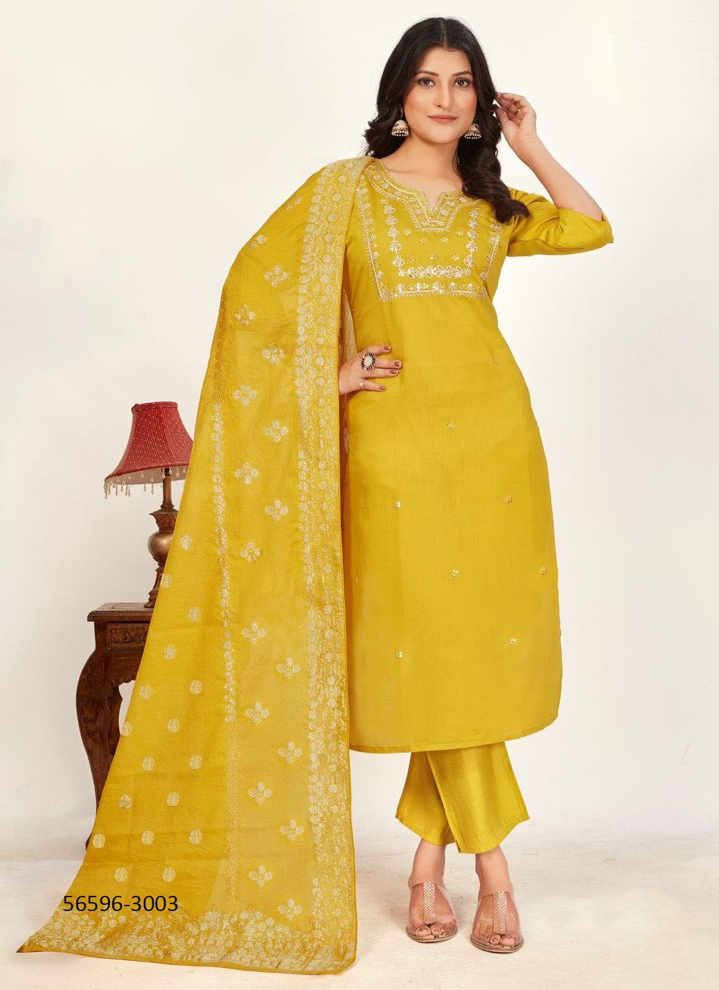 RAASHI 3 - CATALOG # 56596 (SET OF 4 READYMADE SUITS)