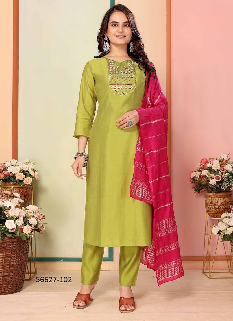 KUMBH - CATALOG # 56627 (SET OF 2 READYMADE SUITS)