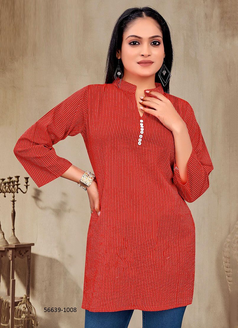 KATHA - CATALOG # 56639 (SET OF 8 SIZE-SETS [READYMADE KURTIS])