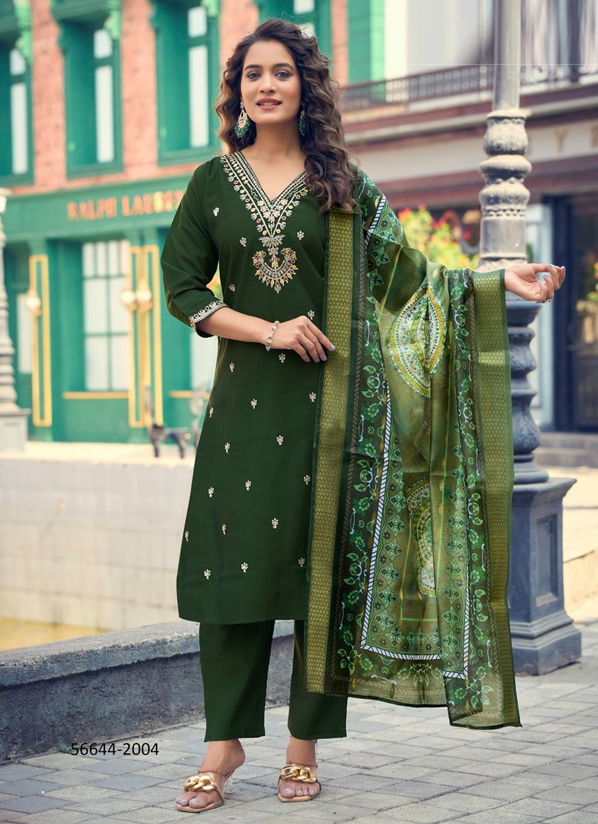 NUSRAT 2 - CATALOG # 56644 (SET OF 4 READYMADE SUITS)
