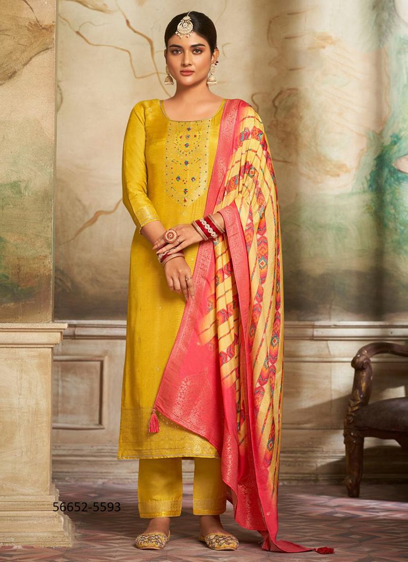MEGHANA 2 - CATALOG # 56652 (SET OF 4 READYMADE SUITS)