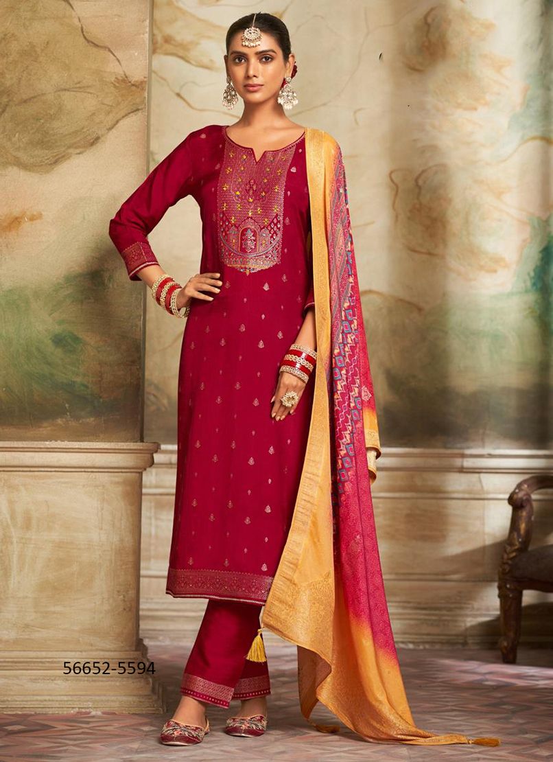 MEGHANA 2 - CATALOG # 56652 (SET OF 4 READYMADE SUITS)