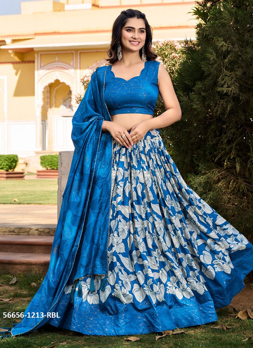 AMRITA - CATALOG # 56656 (SET OF 2 LEHENGAS (SEMI-STITCHED)) AMRITA - CATALOG # 56656 (SET OF 2 LEHENGAS (SEMI-STITCHED))