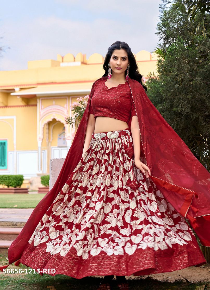 AMRITA - CATALOG # 56656 (SET OF 2 LEHENGAS (SEMI-STITCHED)) AMRITA - CATALOG # 56656 (SET OF 2 LEHENGAS (SEMI-STITCHED))