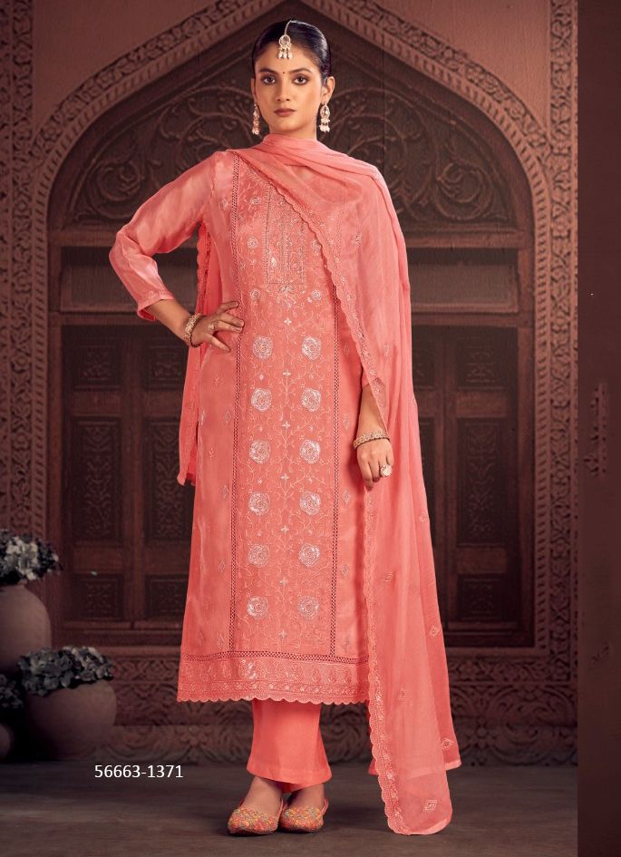 KUMKUM - CATALOG # 56663 (SET OF 4 SEMI-STITCHED SUITS) KUMKUM - CATALOG # 56663 (SET OF 4 SEMI-STITCHED SUITS)
