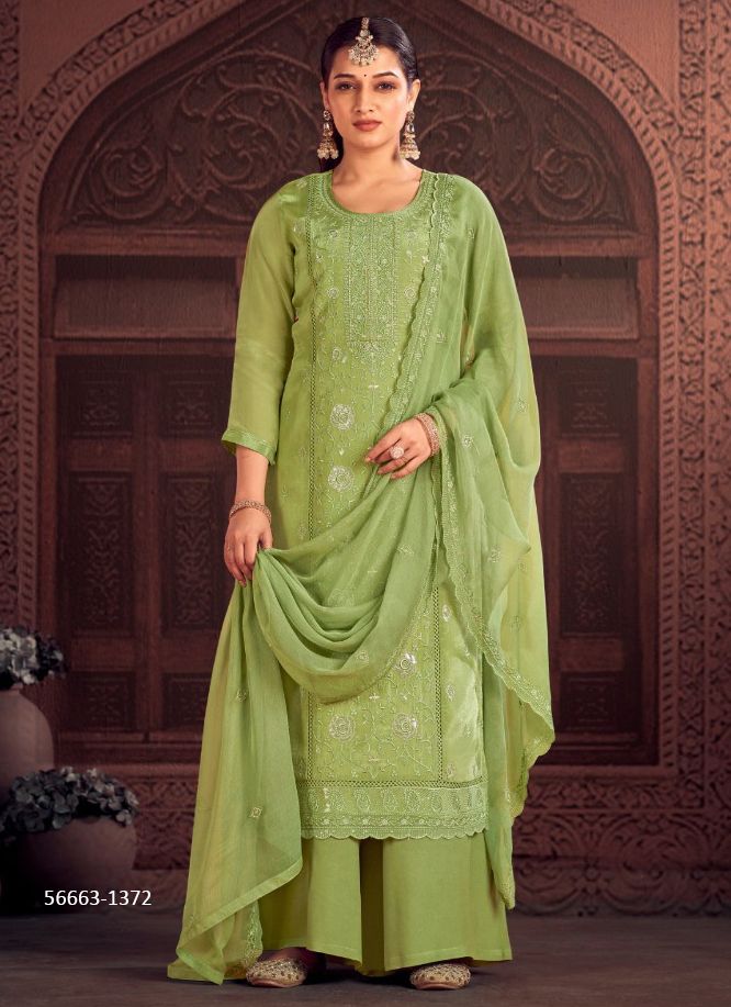 KUMKUM - CATALOG # 56663 (SET OF 4 SEMI-STITCHED SUITS) KUMKUM - CATALOG # 56663 (SET OF 4 SEMI-STITCHED SUITS)