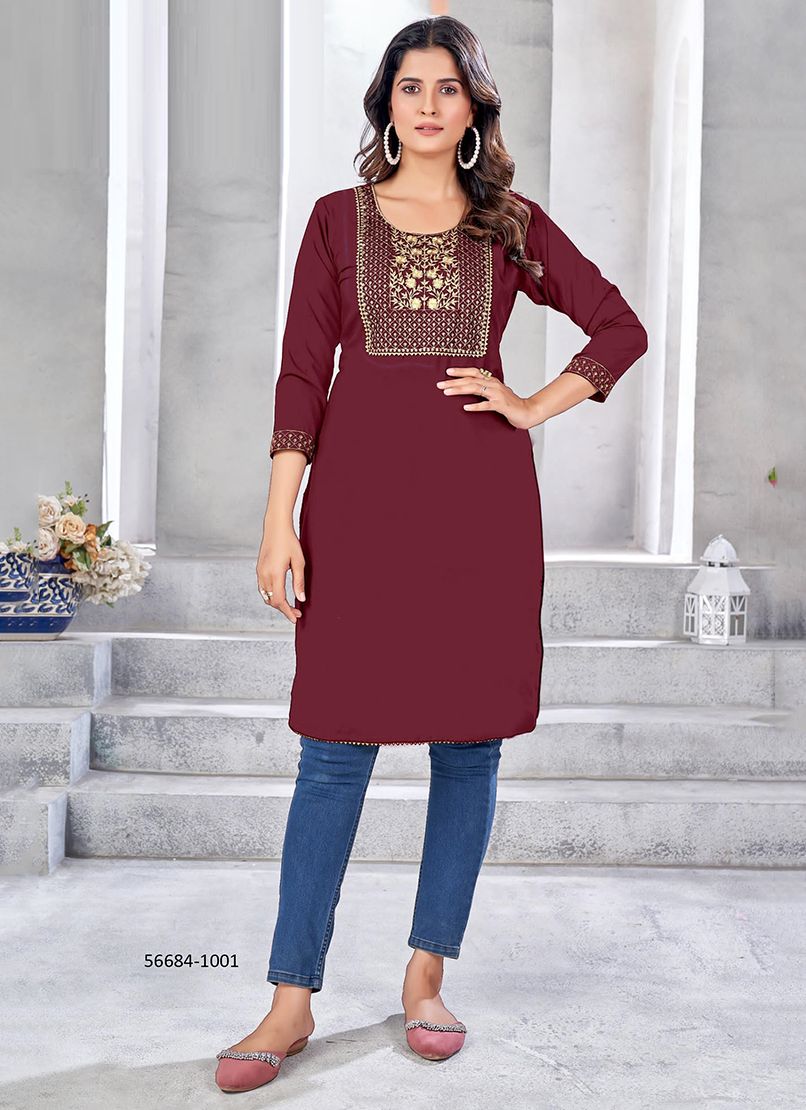 POPCORN 2 - CATALOG # 56684 (SET OF 6 READYMADE KURTIS) POPCORN 2 - CATALOG # 56684 (SET OF 6 READYMADE KURTIS)