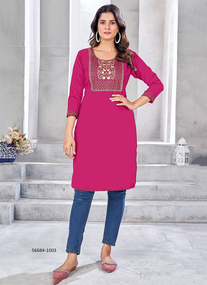 POPCORN 2 - CATALOG # 56684 (SET OF 6 READYMADE KURTIS) POPCORN 2 - CATALOG # 56684 (SET OF 6 READYMADE KURTIS)