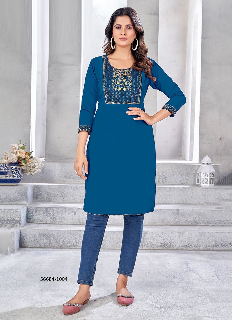 POPCORN 2 - CATALOG # 56684 (SET OF 6 READYMADE KURTIS) POPCORN 2 - CATALOG # 56684 (SET OF 6 READYMADE KURTIS)