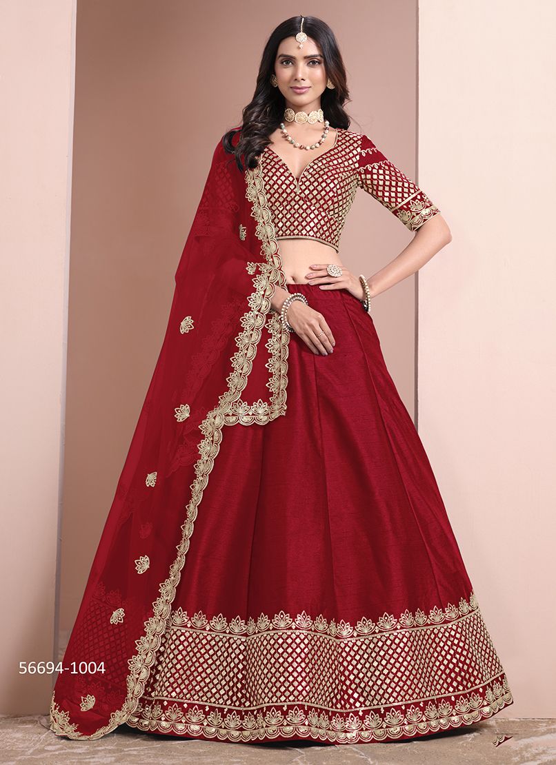 MEHVISH 10 - CATALOG # 56694 (SET OF 4 LEHENGAS (SEMI-STITCHED)) MEHVISH 10 - CATALOG # 56694 (SET OF 4 LEHENGAS (SEMI-STITCHED))