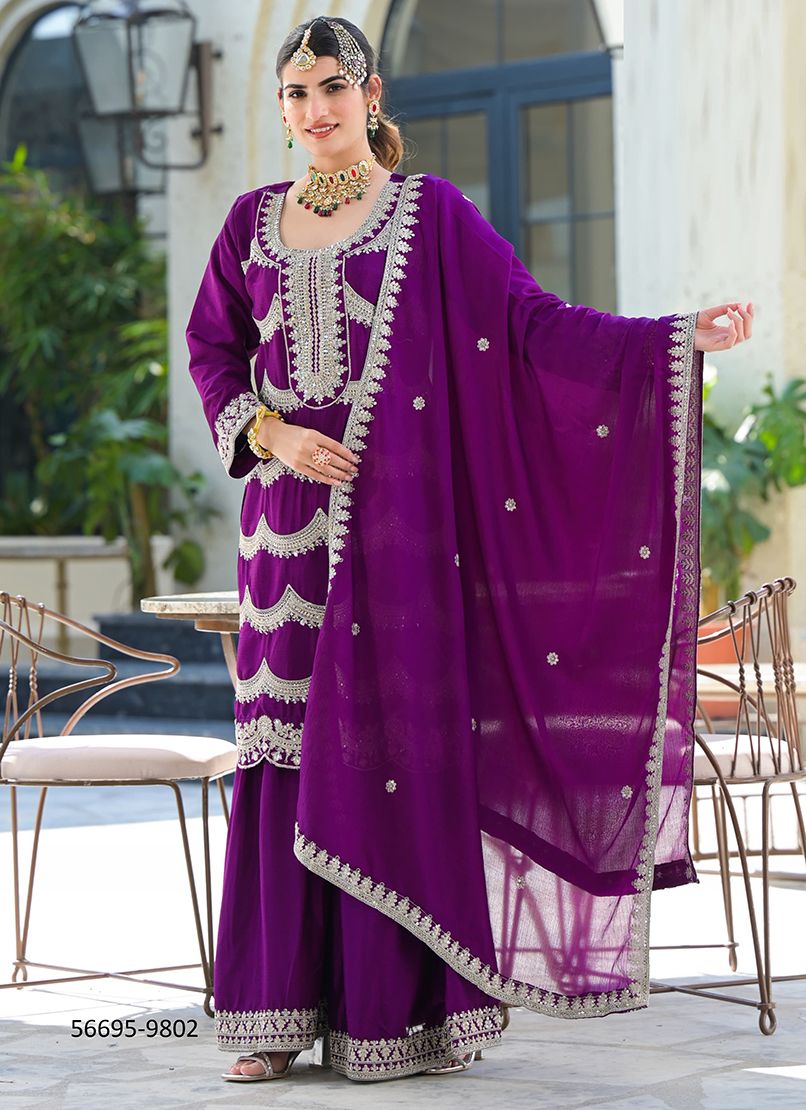 ZUHAIRA - CATALOG # 56695 (SET OF 4 SIZE-SETS [READYMADE SUITS])