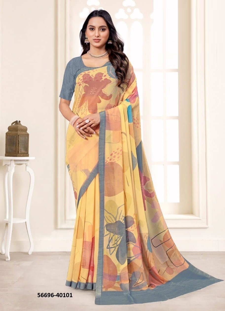 KARNI - CATALOG # 56696 (SET OF 6 SAREES) KARNI - CATALOG # 56696 (SET OF 6 SAREES)