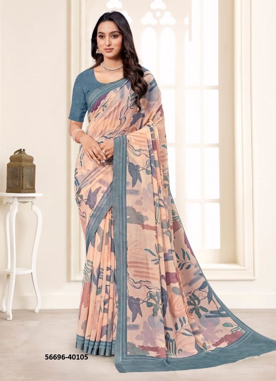 KARNI - CATALOG # 56696 (SET OF 6 SAREES) KARNI - CATALOG # 56696 (SET OF 6 SAREES)