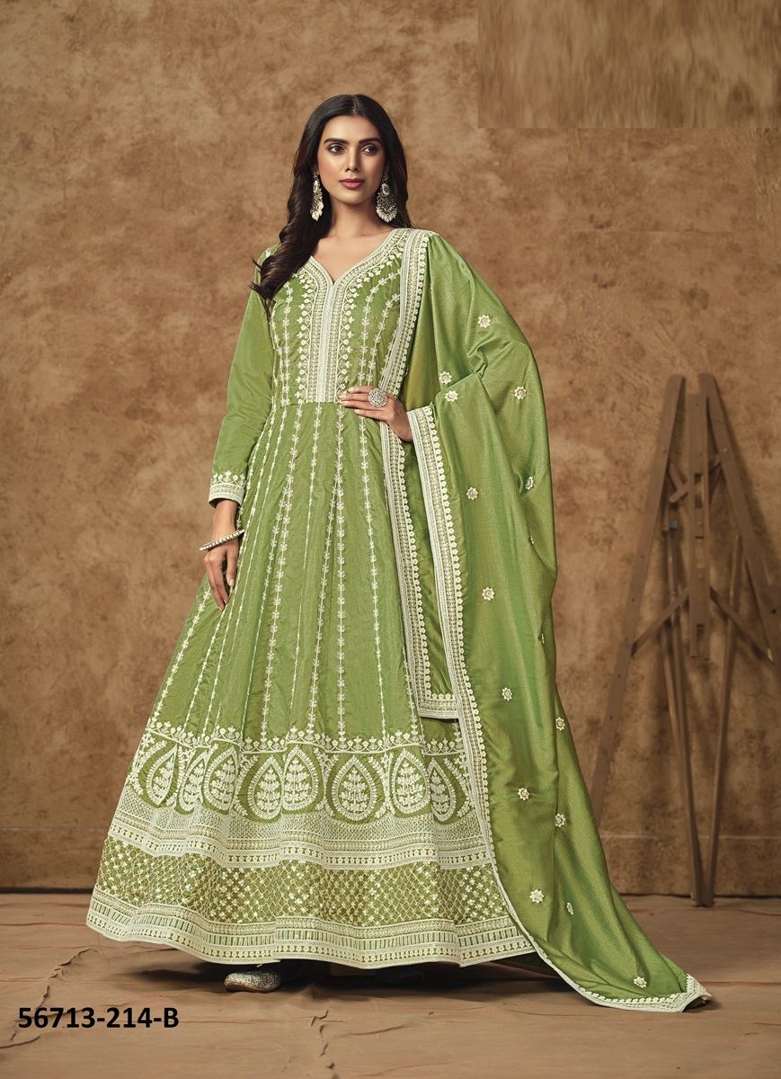 AANAYA 214 - CATALOG # 56713 (SET OF 4 READYMADE GOWNS)