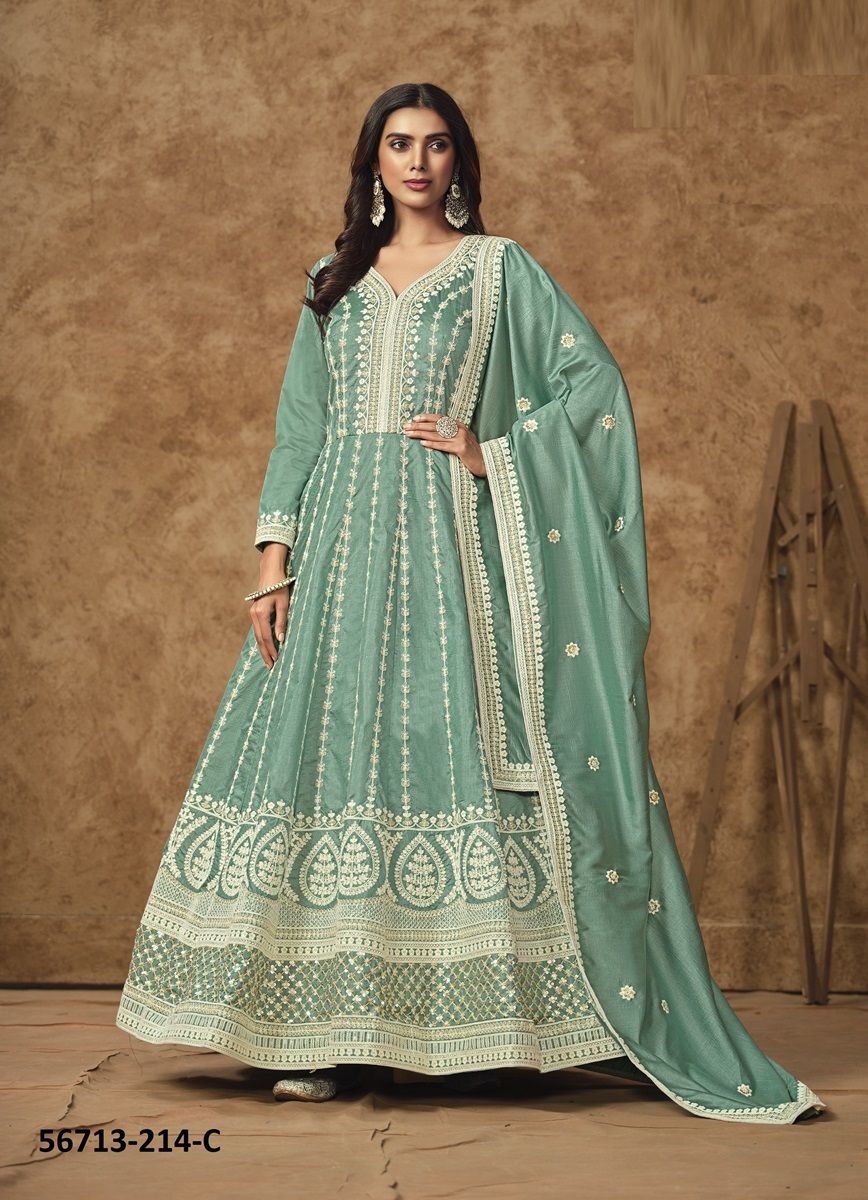 AANAYA 214 - CATALOG # 56713 (SET OF 4 READYMADE GOWNS)