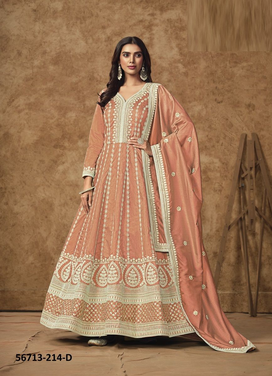AANAYA 214 - CATALOG # 56713 (SET OF 4 READYMADE GOWNS)