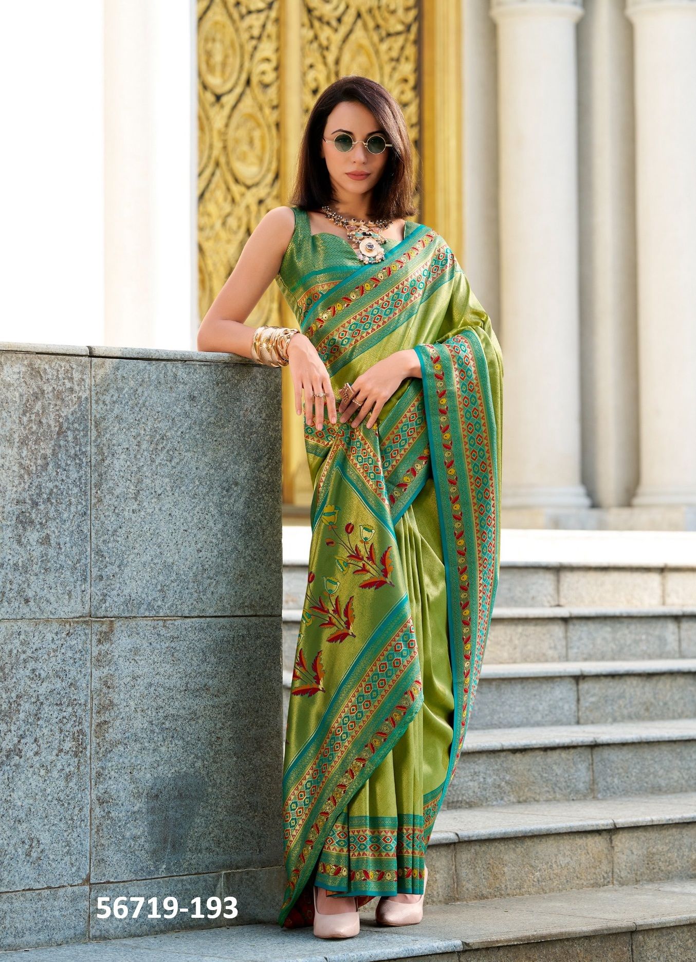 RAJKUMARI - CATALOG # 56719 (SET OF 6 SAREES)