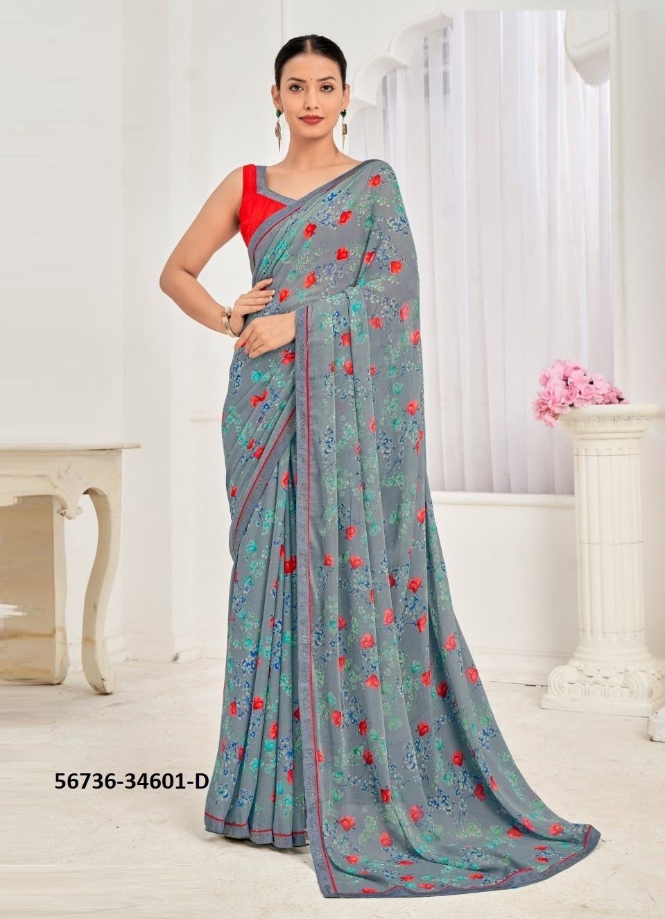 VANILLA 10 - CATALOG # 56736 (SET OF 12 SAREES)
