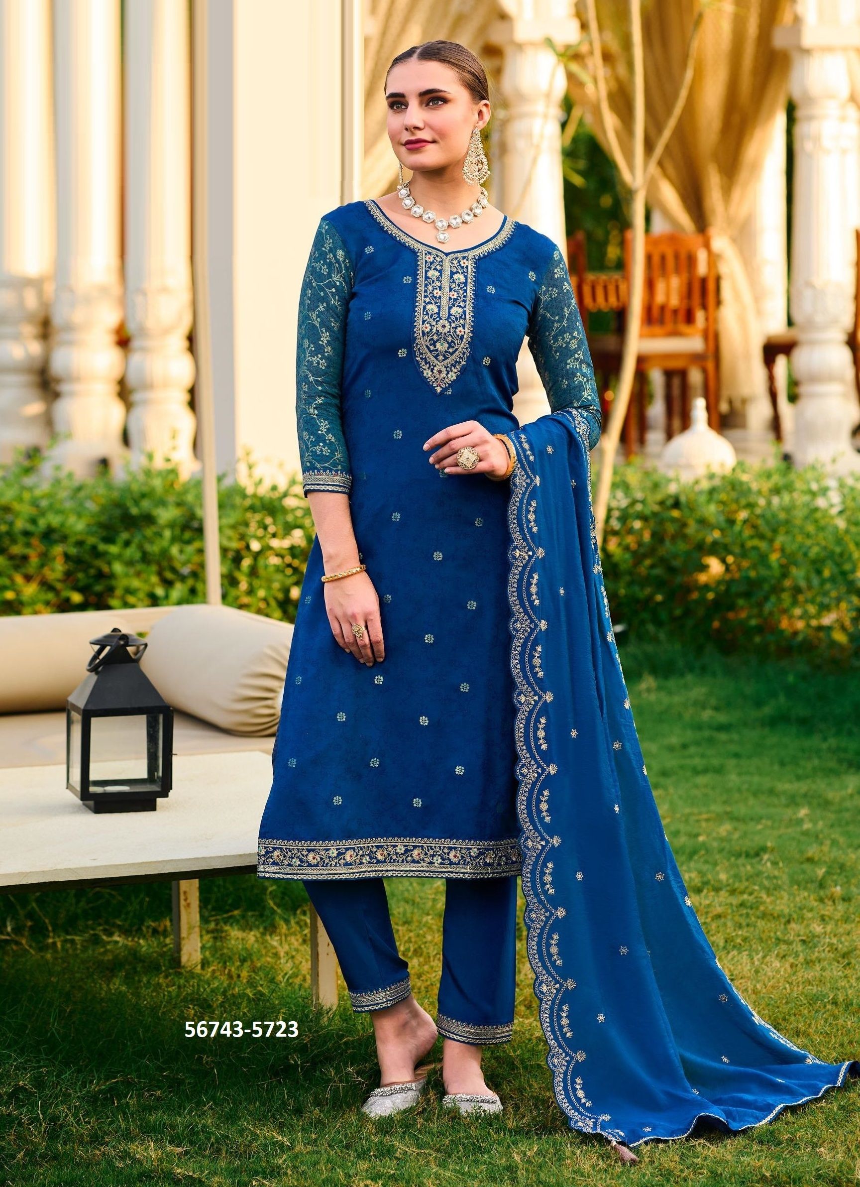 AWAARI - CATALOG # 56743 (SET OF 4 READYMADE SUITS)