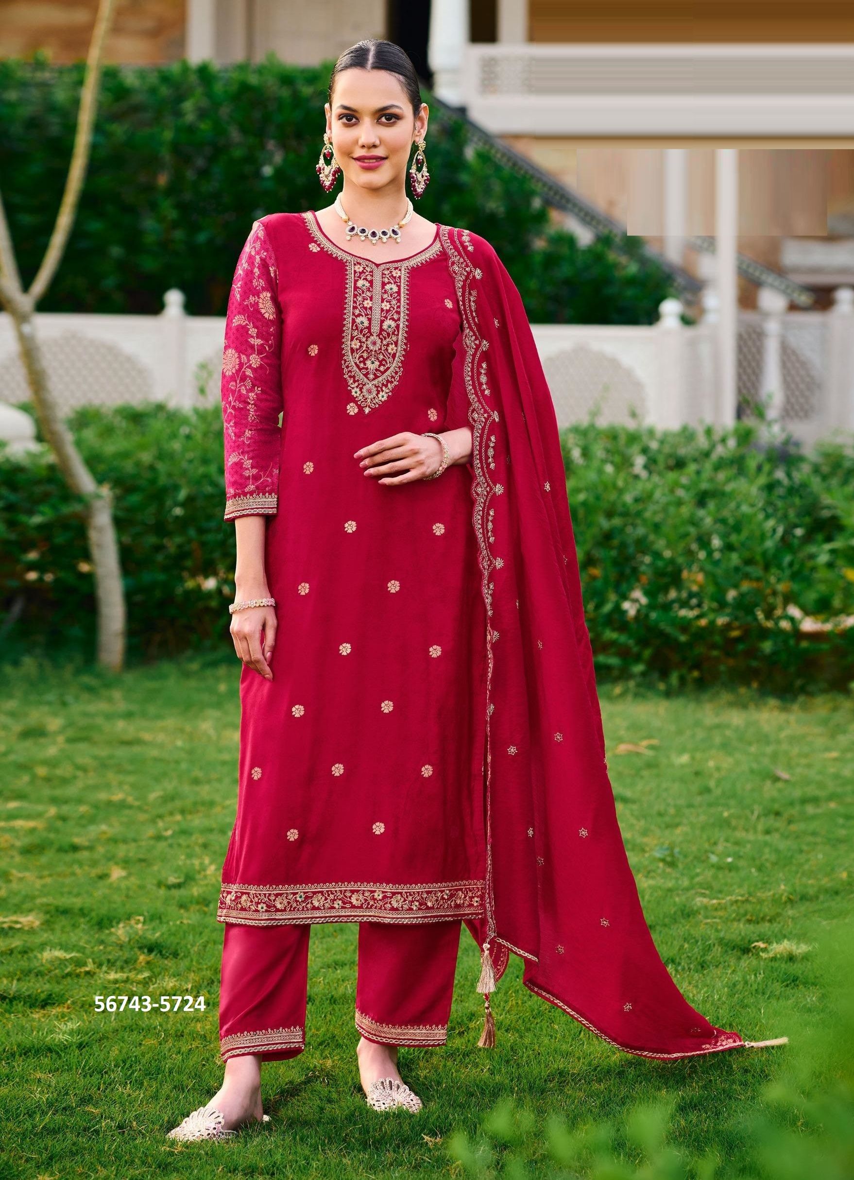AWAARI - CATALOG # 56743 (SET OF 4 READYMADE SUITS)