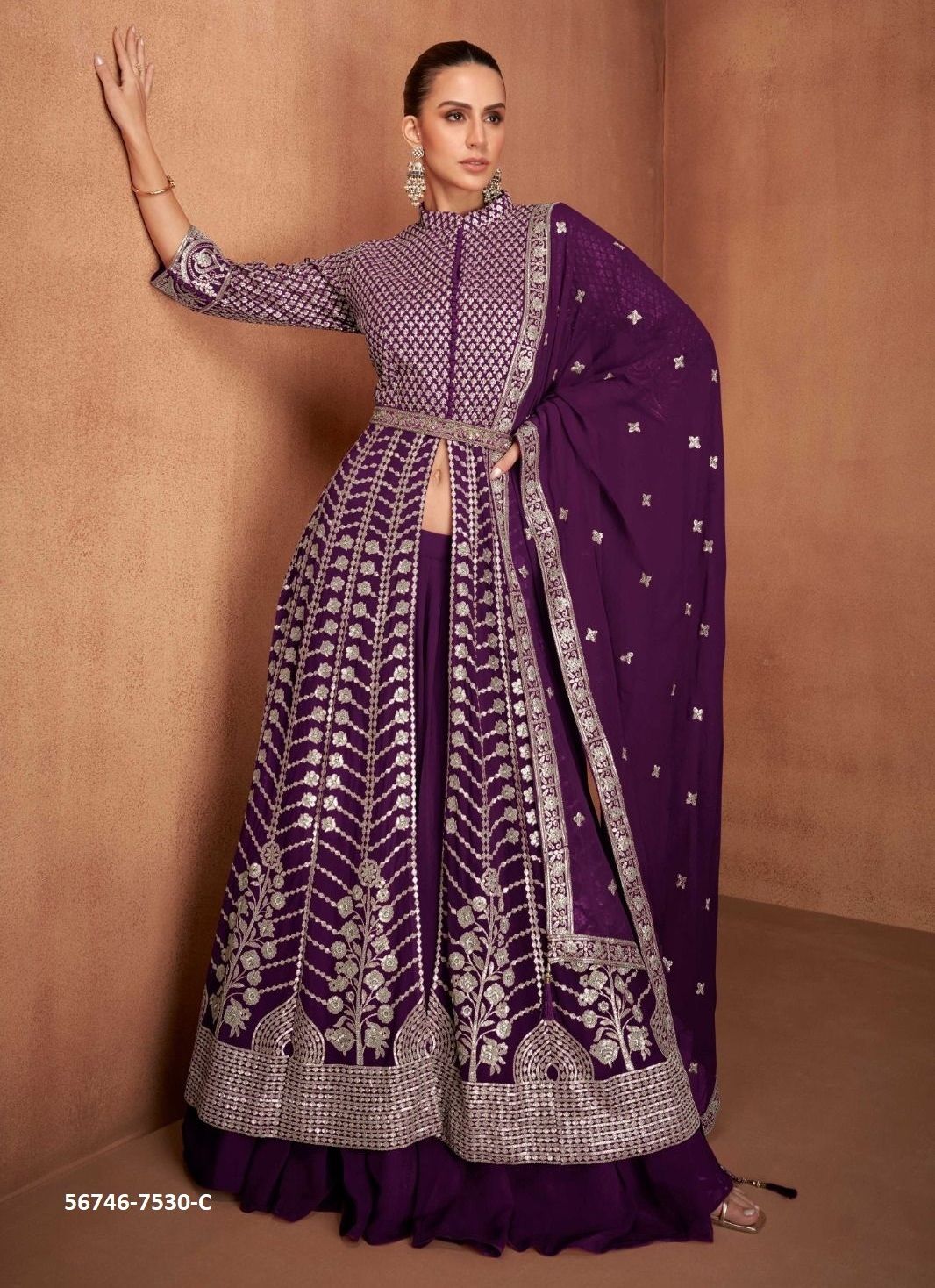 KHWAAB - CATALOG # 56746 (SET OF 3 INDO-WESTERN)