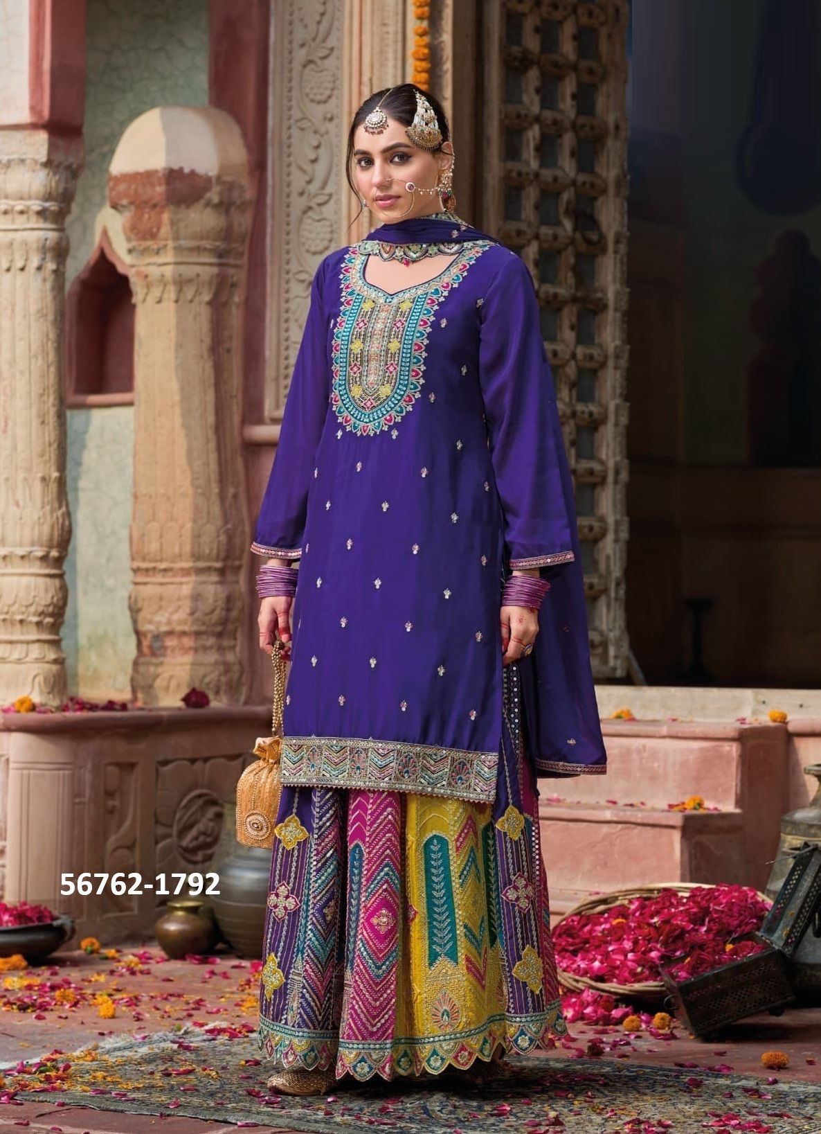 MOHINI - CATALOG # 56762 (SET OF 3 READYMADE SUITS)