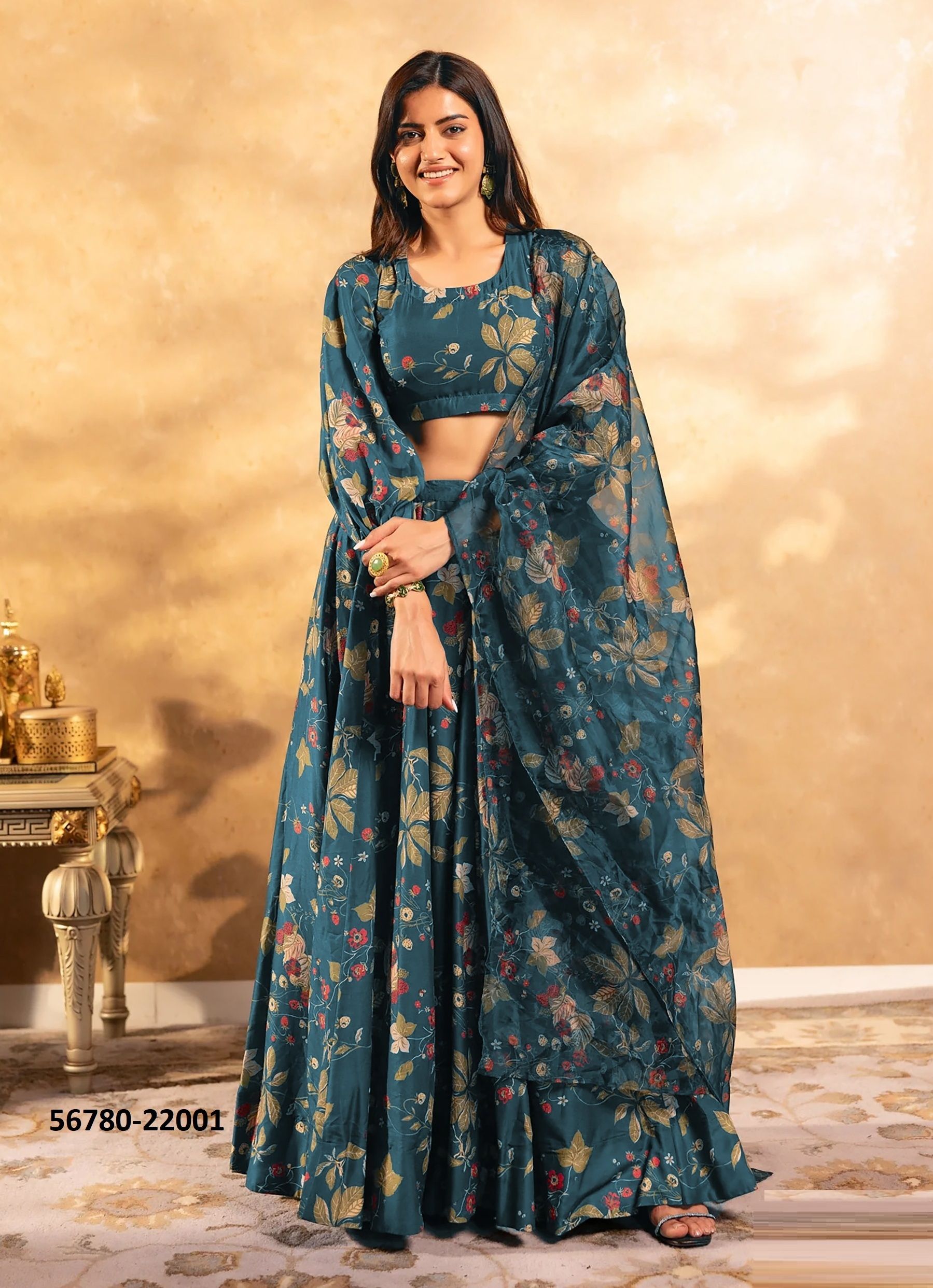 LUCAYA 22 - CATALOG # 56780 (SET OF 7 READYMADE LEHENGAS) LUCAYA 22 - CATALOG # 56780 (SET OF 7 READYMADE LEHENGAS)