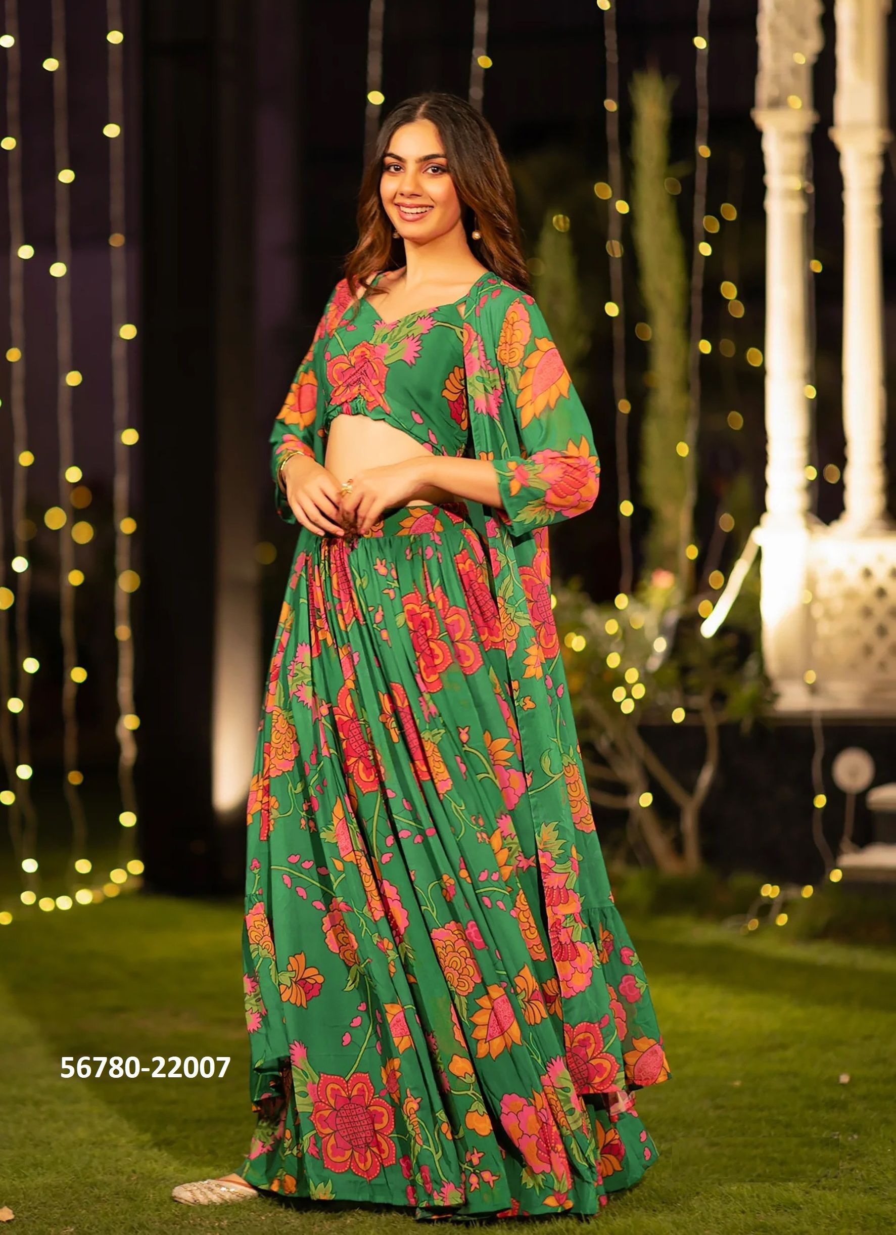 LUCAYA 22 - CATALOG # 56780 (SET OF 7 READYMADE LEHENGAS) LUCAYA 22 - CATALOG # 56780 (SET OF 7 READYMADE LEHENGAS)