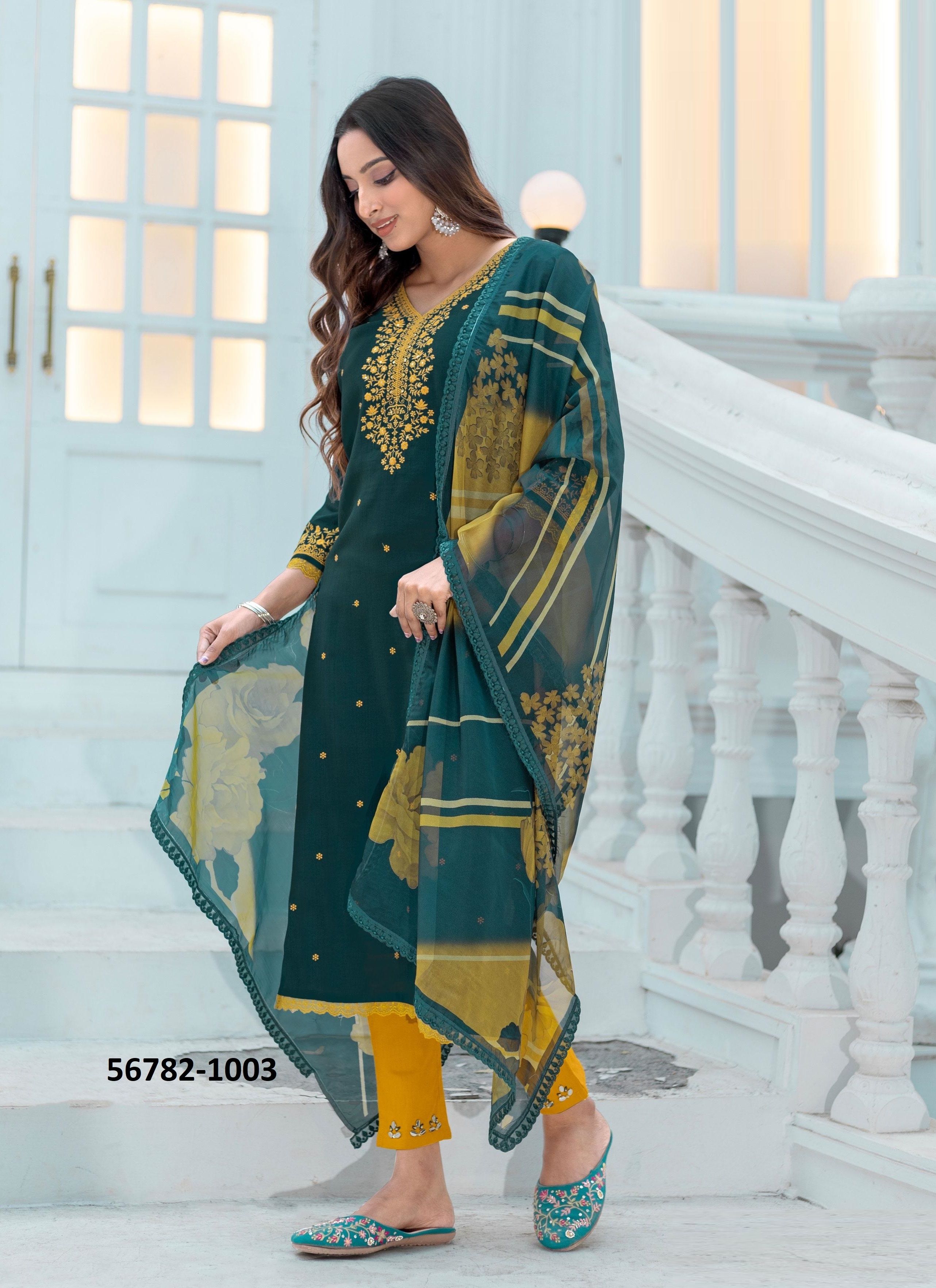 NIRVI - CATALOG # 56782 (SET OF 4 READYMADE SUITS)