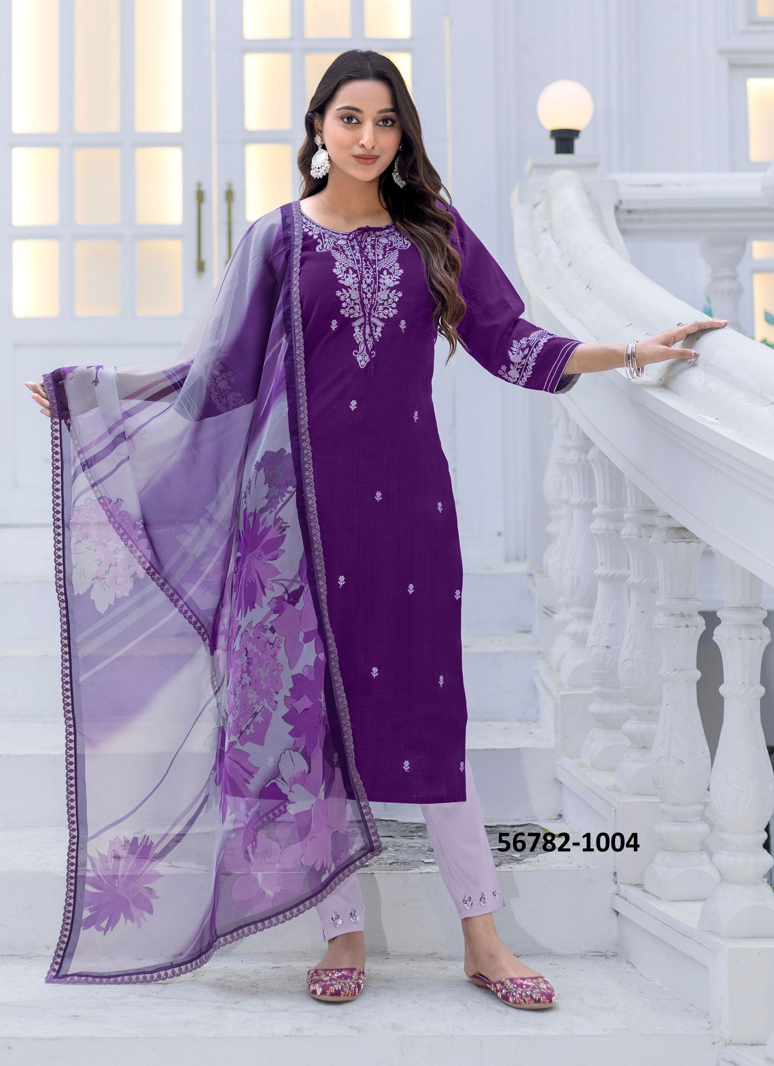 NIRVI - CATALOG # 56782 (SET OF 4 READYMADE SUITS)