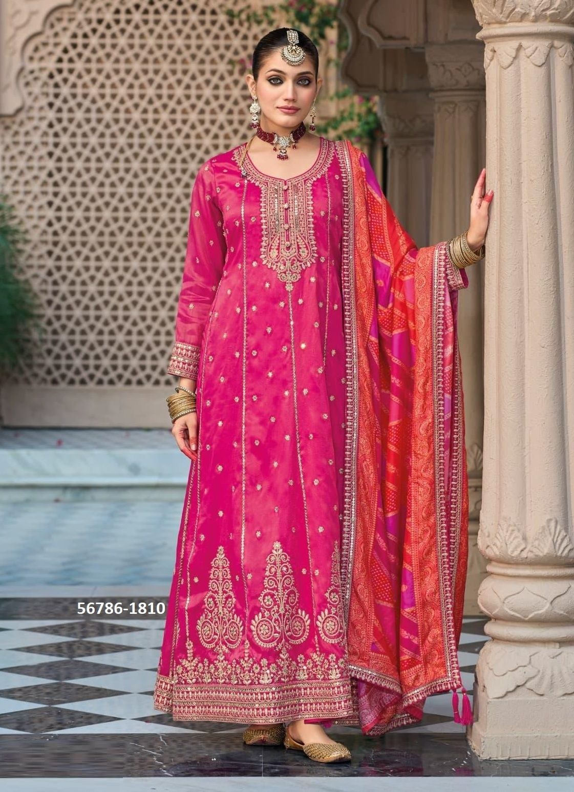 SHRINGAR - CATALOG # 56786 (SET OF 3 READYMADE GOWNS) SHRINGAR - CATALOG # 56786 (SET OF 3 READYMADE GOWNS)
