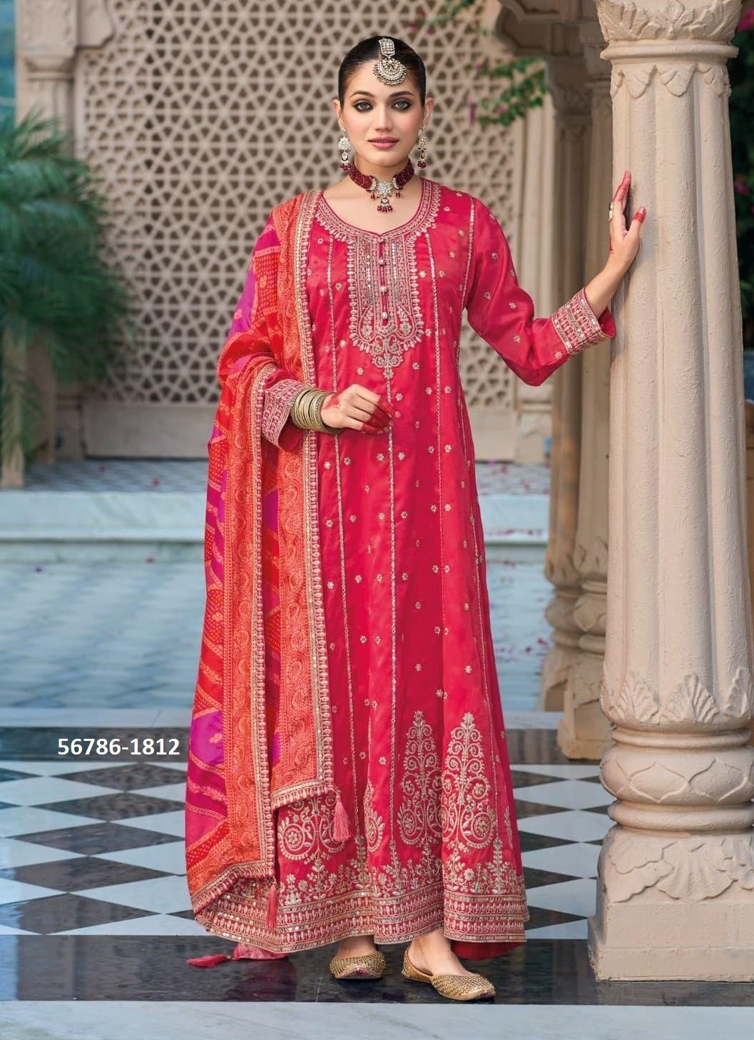 SHRINGAR - CATALOG # 56786 (SET OF 3 READYMADE GOWNS) SHRINGAR - CATALOG # 56786 (SET OF 3 READYMADE GOWNS)