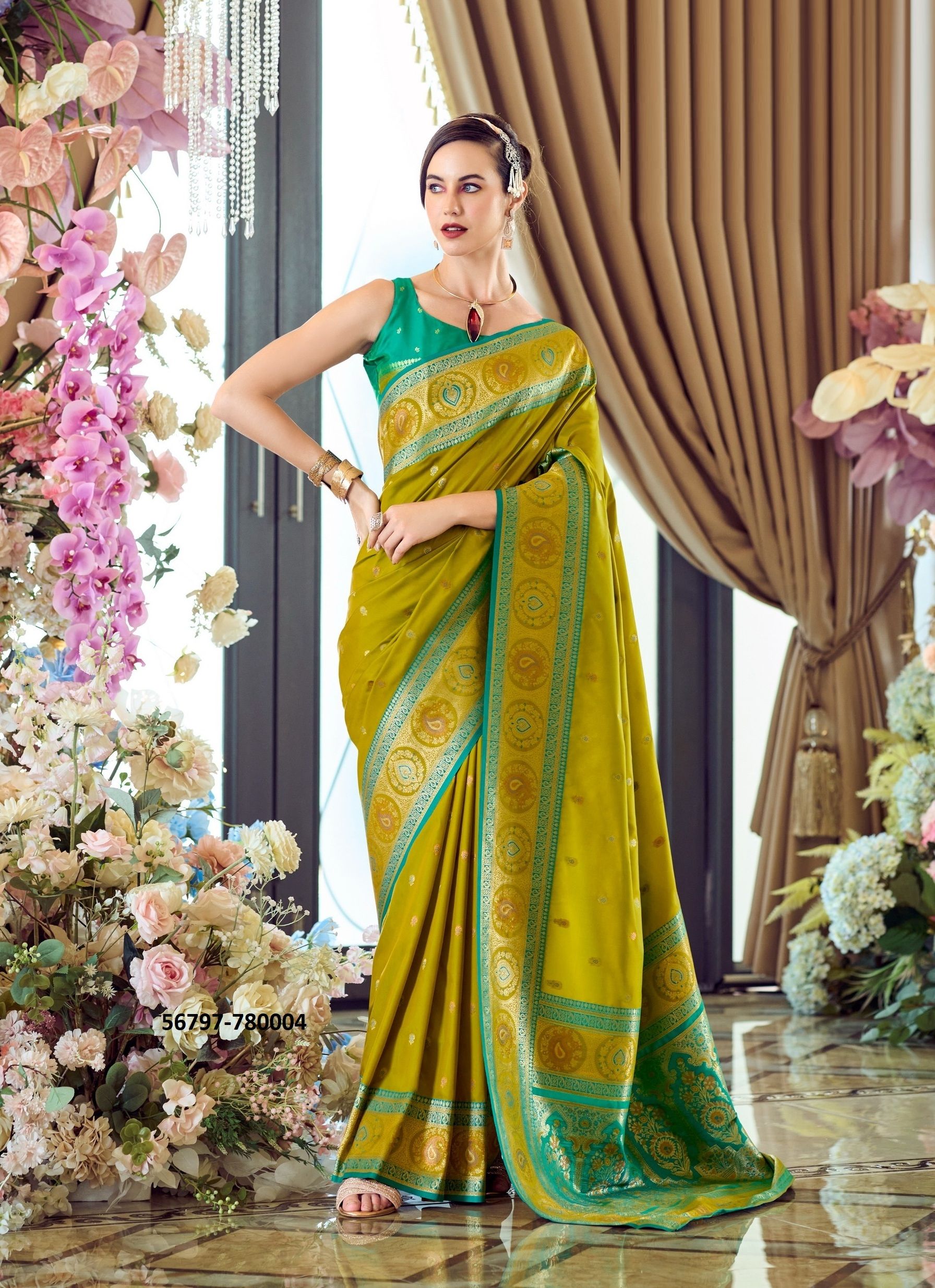 MINAKARI - CATALOG # 56797 (SET OF 8 SAREES)