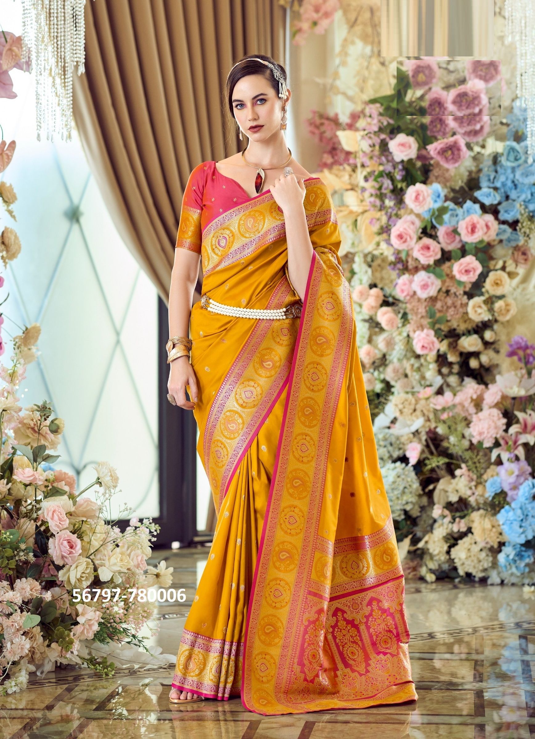 MINAKARI - CATALOG # 56797 (SET OF 8 SAREES)