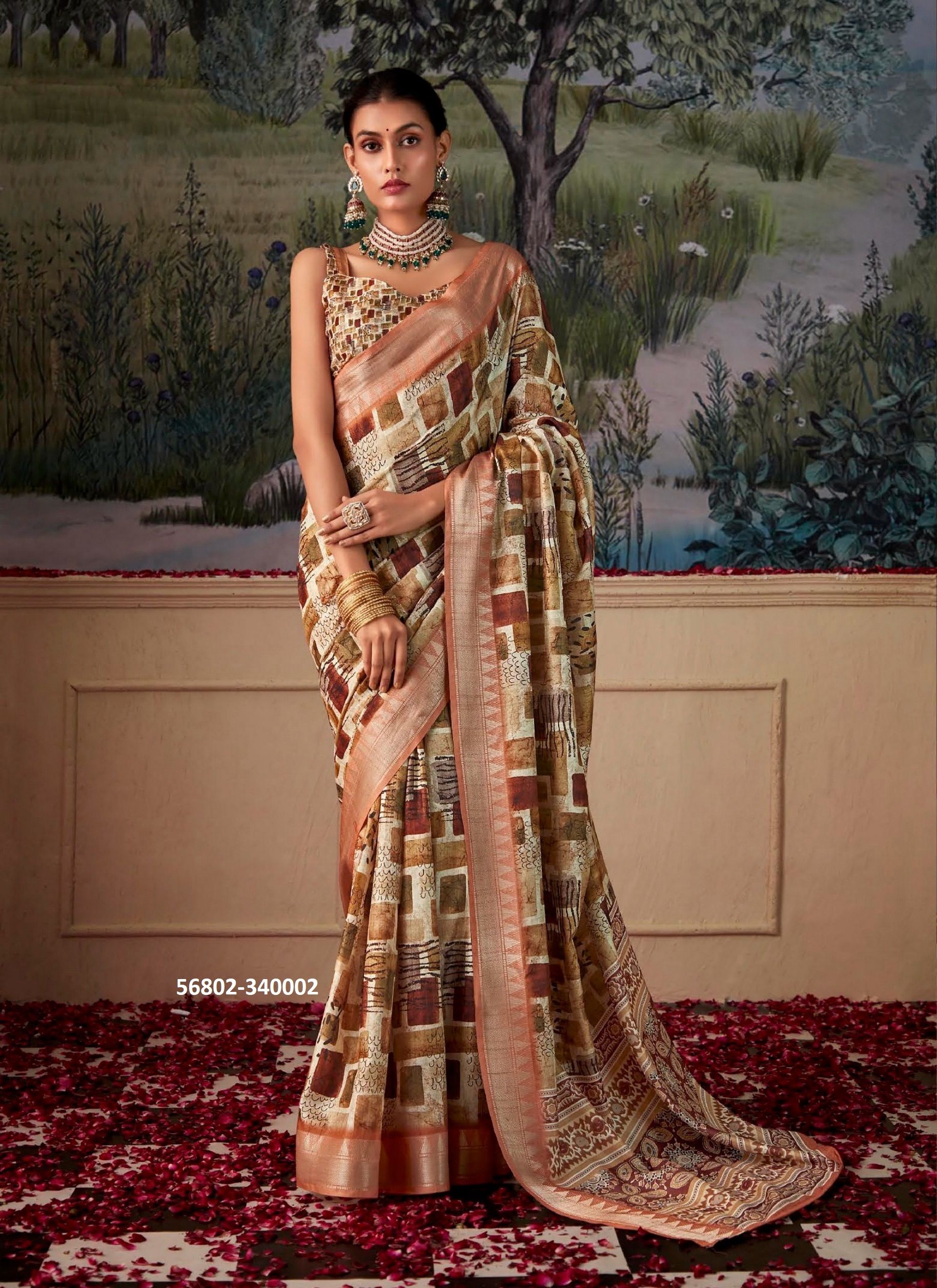 SHIMONI - CATALOG # 56802 (SET OF 8 SAREES)