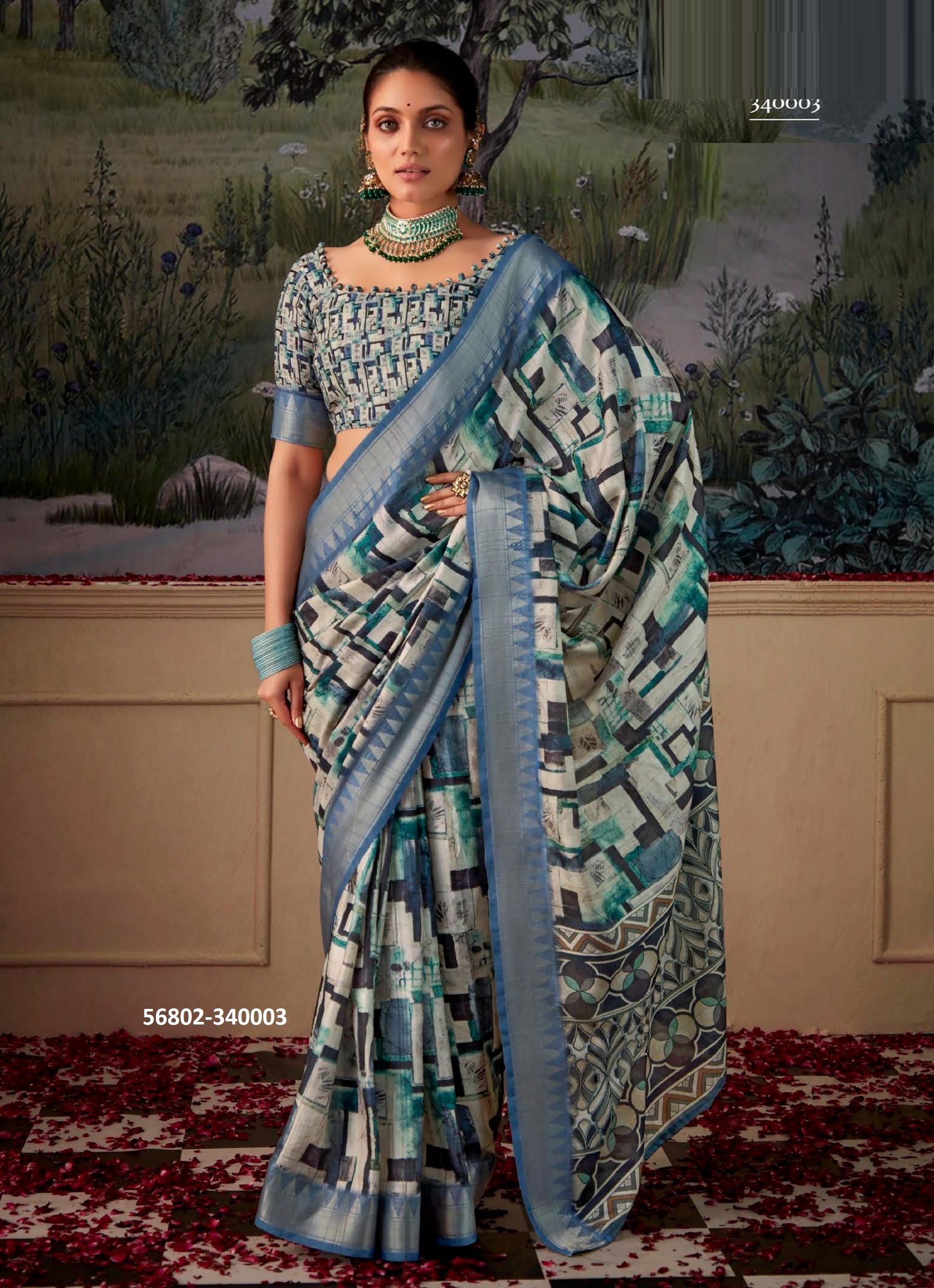 SHIMONI - CATALOG # 56802 (SET OF 8 SAREES)