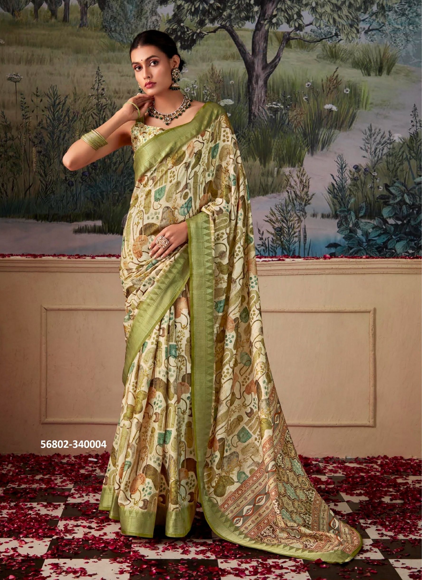 SHIMONI - CATALOG # 56802 (SET OF 8 SAREES)