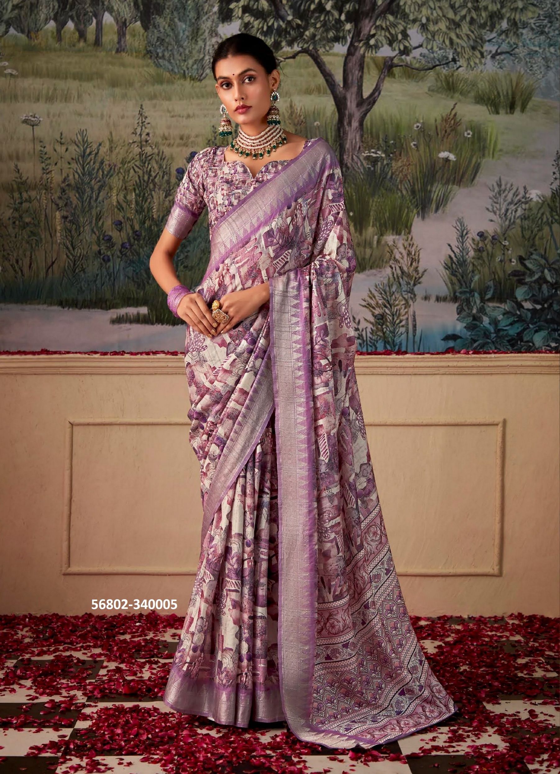SHIMONI - CATALOG # 56802 (SET OF 8 SAREES)