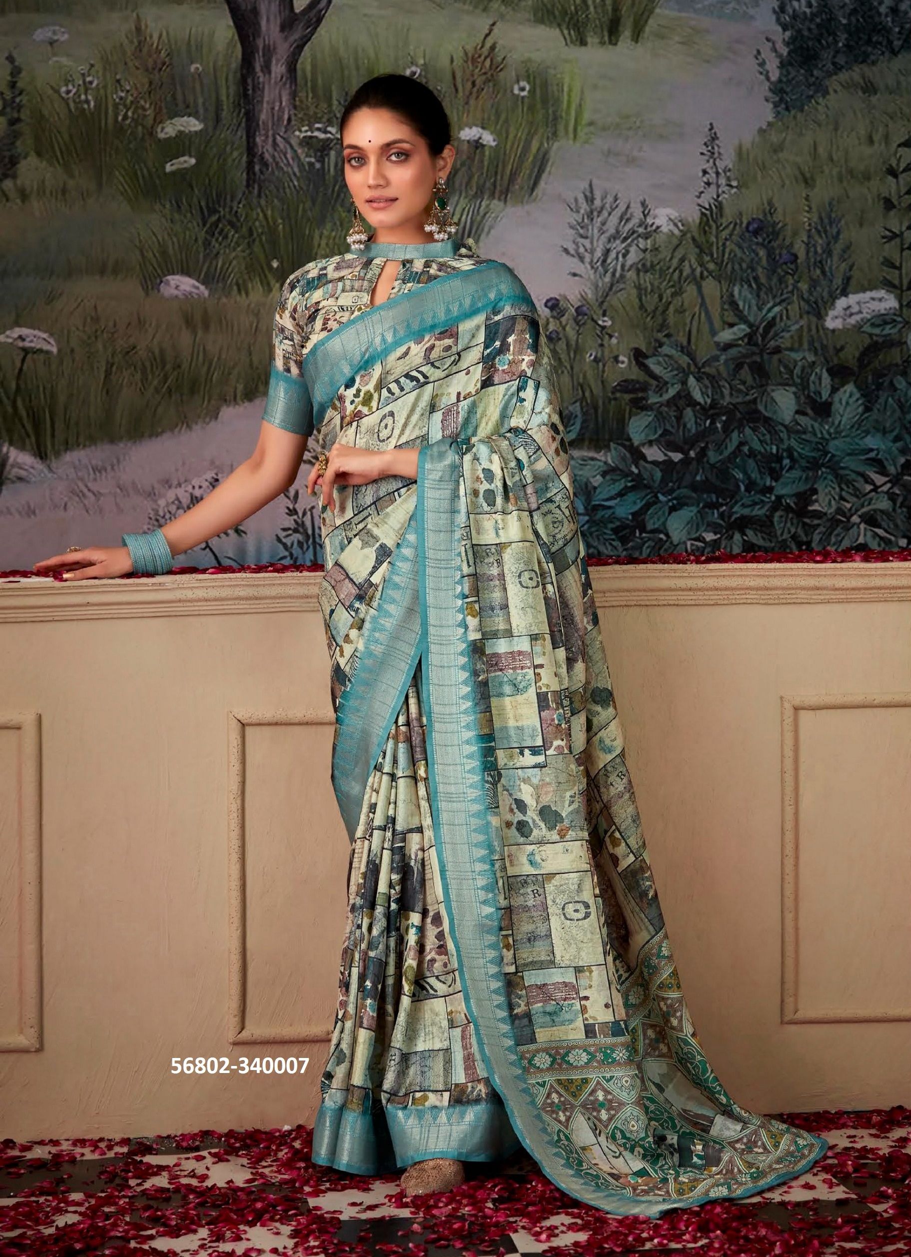 SHIMONI - CATALOG # 56802 (SET OF 8 SAREES)