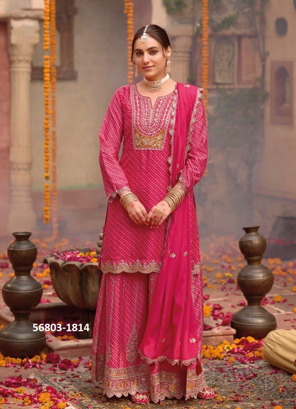 RASHMIKA - CATALOG # 56803 (SET OF 3 READYMADE SUITS) RASHMIKA - CATALOG # 56803 (SET OF 3 READYMADE SUITS)