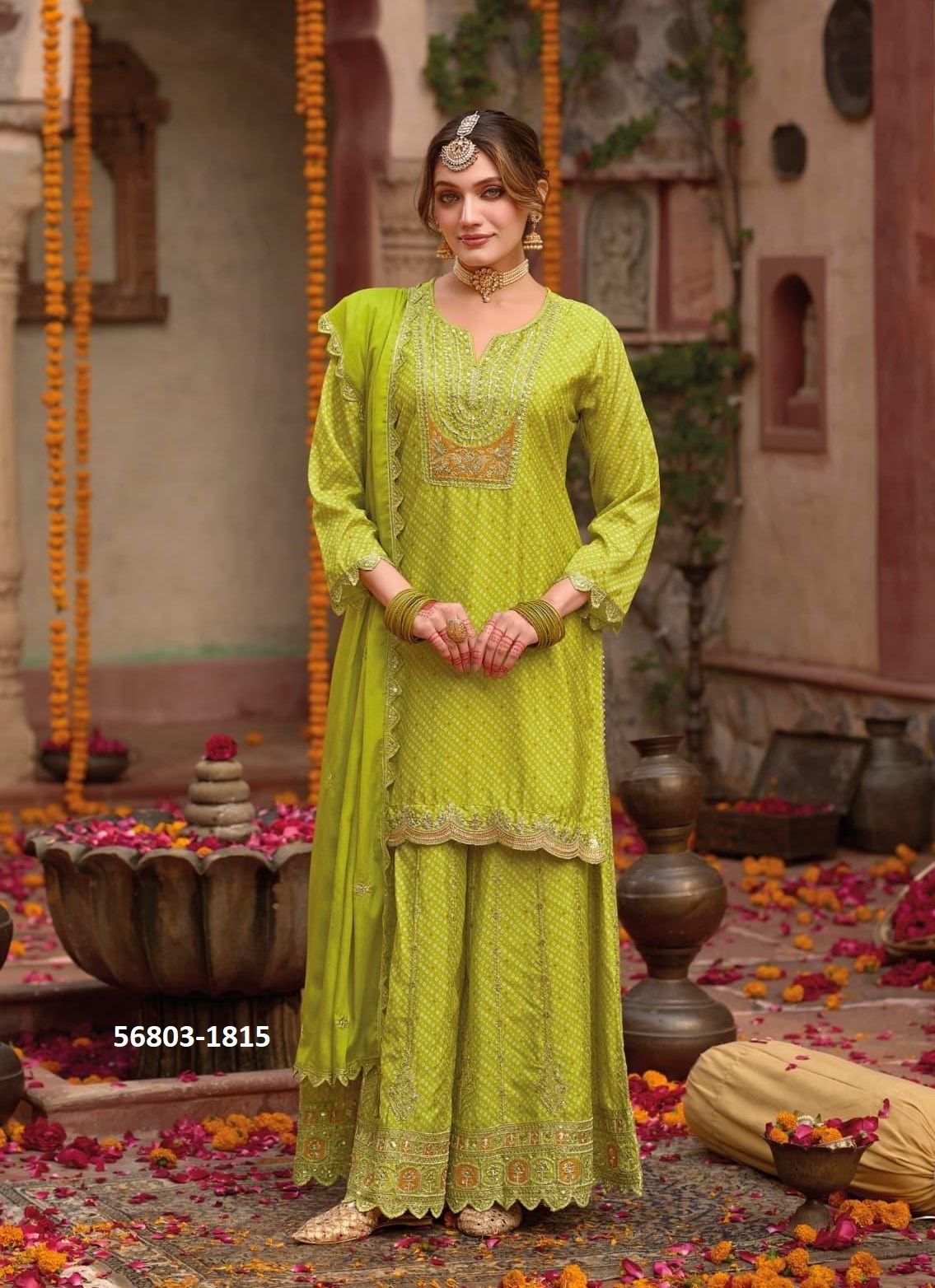 RASHMIKA - CATALOG # 56803 (SET OF 3 READYMADE SUITS) RASHMIKA - CATALOG # 56803 (SET OF 3 READYMADE SUITS)