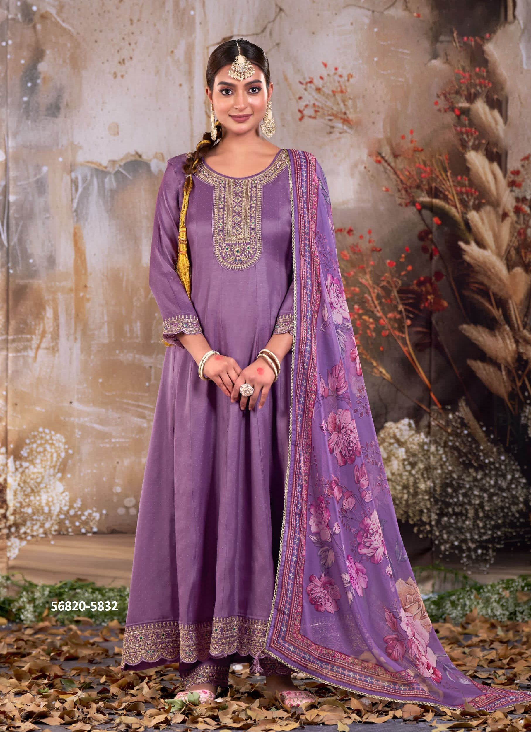 JASHMINE - CATALOG # 56820 (SET OF 6 READYMADE SUITS)