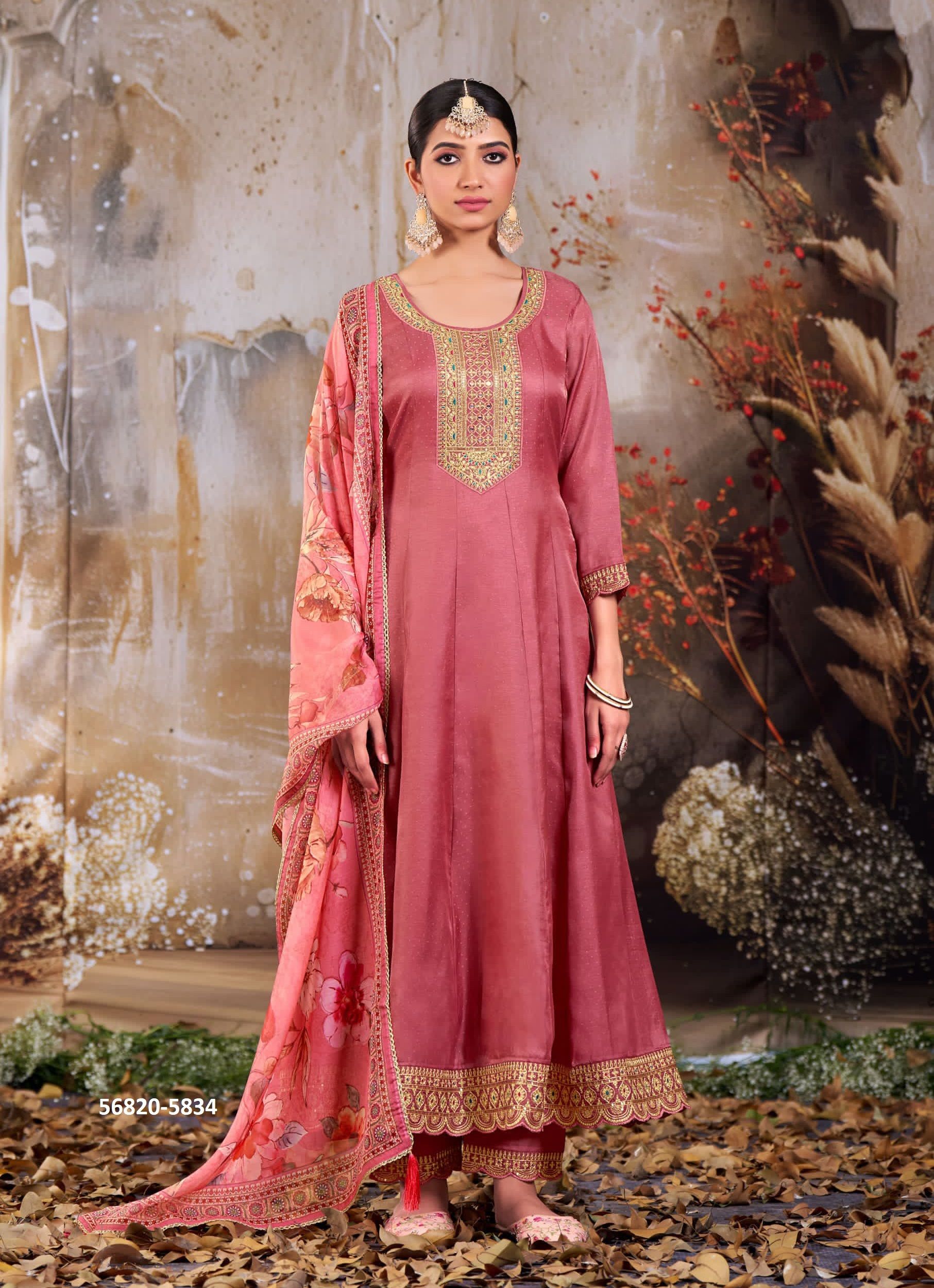 JASHMINE - CATALOG # 56820 (SET OF 6 READYMADE SUITS)
