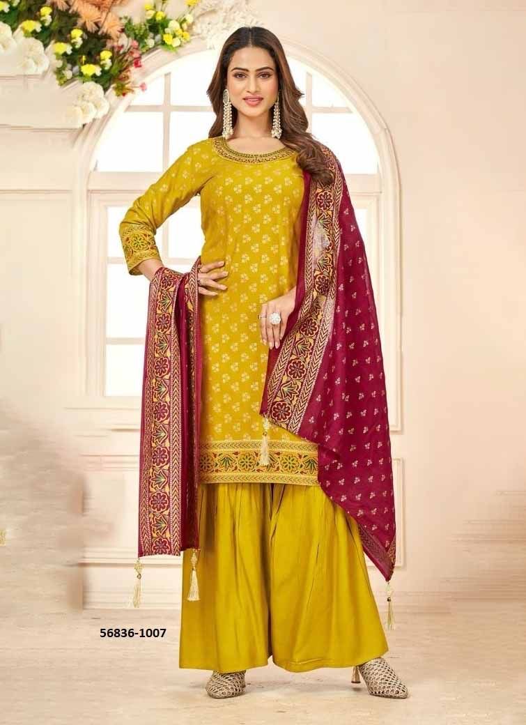CHAHAL - CATALOG # 56836 (SET OF 8 READYMADE SUITS) MADE IN INDIA BY BLUE HILLS CHAHAL - CATALOG # 56836 (SET OF 8 READYMADE SUITS) MADE IN INDIA BY BLUE HILLS
