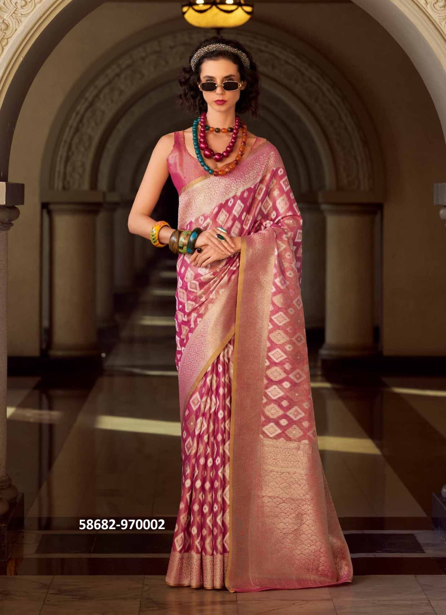 GOLDMINE - CATALOG # 56862 (SET OF 6 SAREES) by BRAND STROLLAY ®