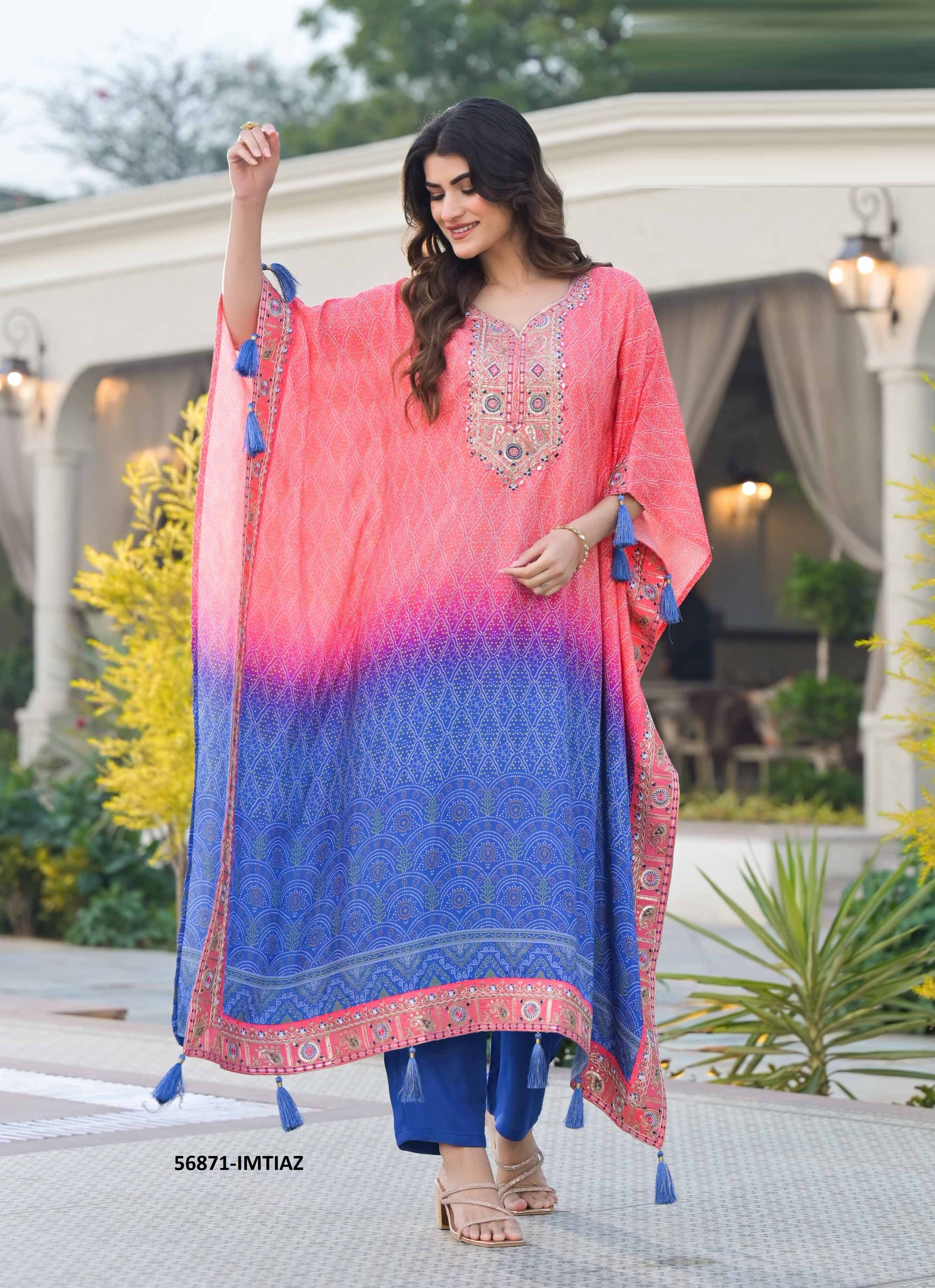 IMTIAZ - CATALOG # 56871 (SET OF 4 SIZE-SETS [TOPS WITH BOTTOM]) by BRAND AFSANA